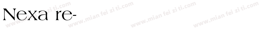 Nexa re字体转换